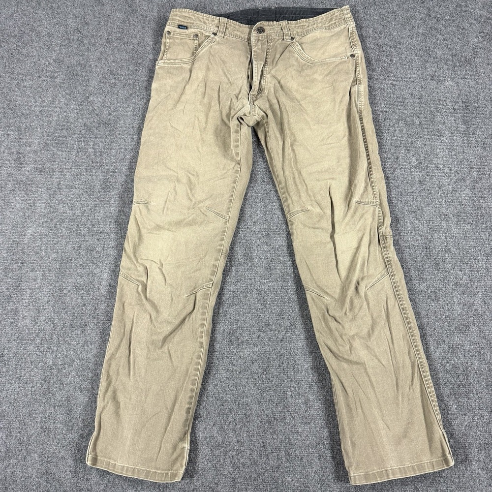 Kuhl Easy Rydr Pants Mens 34x31 Vintage Patina Dye Fade Outdoors Twill Stretch